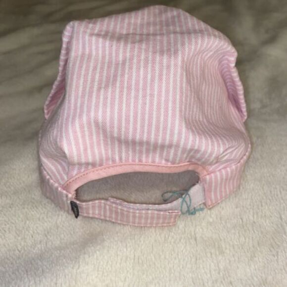 Vtg PINK Great Smoky Mountains Railway Railroad Conductor Train Engineer Hat - Picture 3 of 10